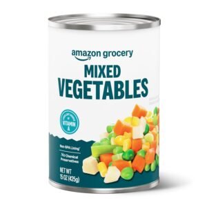 Low-sodium canned mixed vegetables for easy healthy sides