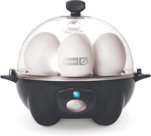 Rapid egg cooker making hard-boiled eggs for cheap high-protein meals