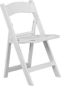 Sturdy folding chair for beginner chair exercises at home