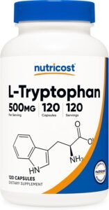 L-tryptophan capsules for better sleep support